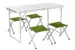 Набор мебели (сталь) стол + 4 табурета Green Helios (T-FS-21407+21124-SG)