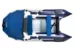 Лодка моторная ПВХ Gladiator C 370 AL (Бело-темно синий  )