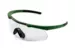 Очки стрелковые ShotTime Caracal, ANSi Z87.1, линза 2мм, UV400, Green, линза прозр.
