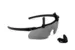 Очки стрелковые ShotTime Caracal, ANSi Z87.1, линза 2мм, UV400, Black, линза серая