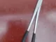 Корцанг Namazu L-180мм, прорез. ручки, нерж.сталь