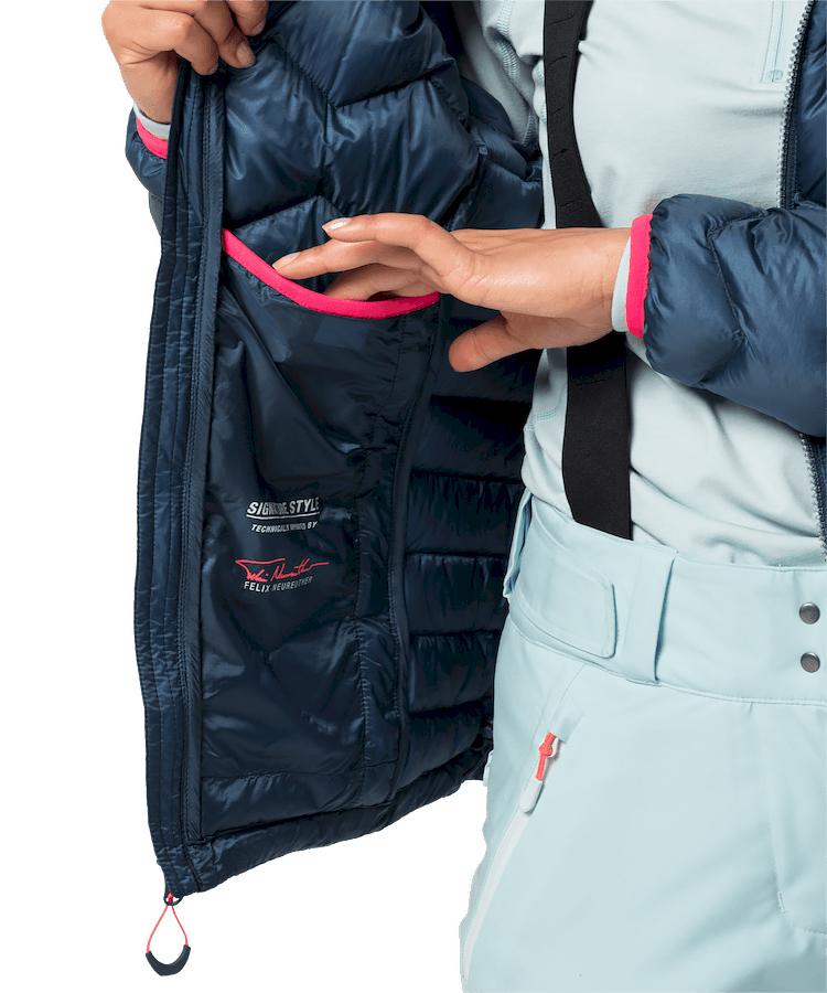 Jack Wolfskin ARGO PEAK JACKET WOMEN Dark Indigo S